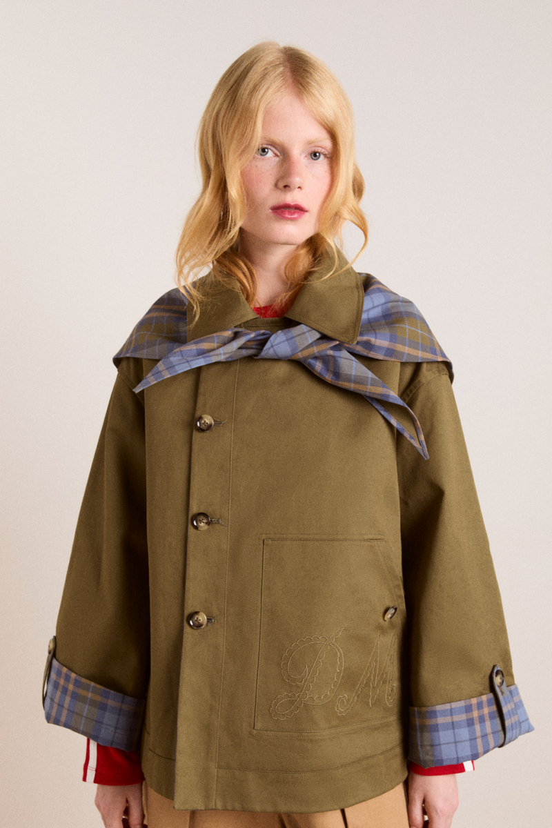 Elowen Crop Trench Reversible Jacket